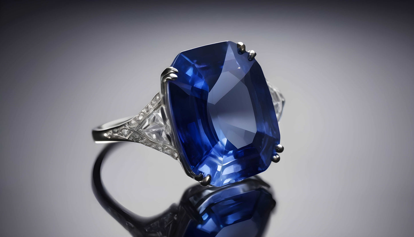 Vedic Crystals Super Premium Ceylon Blue sapphire gemstone (neelam nag) stone ratti best price image 2