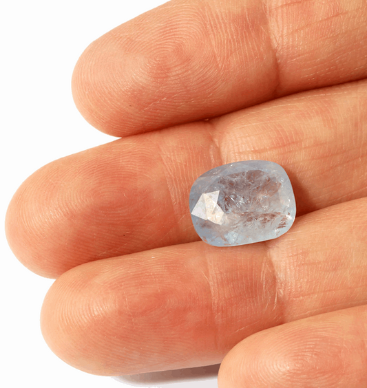 Vedic Crystals Ceylon Blue sapphire gemstone (neelam nag) stone 5 ratti best price image 6