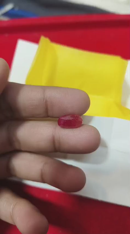 4 Carat Ruby Stone | Burmese