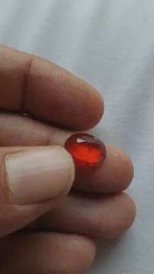 7 ratti - Hessonite (Gomed) gemstone for Rahu - Africa. Gemstone for Rahu Video