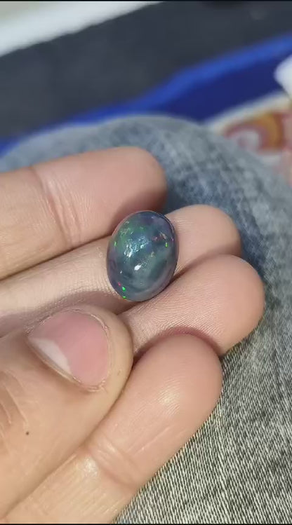 Black Opal Stone 3-14 carat