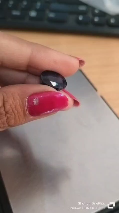 10 ratti Blue Sapphire stone | 10 ratti Neelam nag | Bangkok