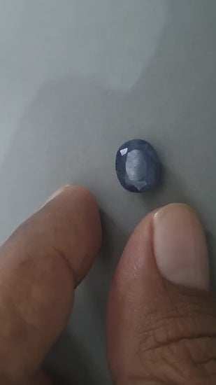 Blue Sapphire stone | Neelam stone | 8.25 ratti 