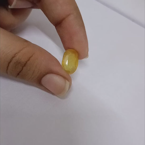 5 Carat Pukhraj | Yellow Sapphire stone | Bangkok