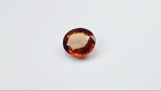 7 Carat Hessonite stone | 7 ct Gomed | Sri Lanka | Gomedhikam