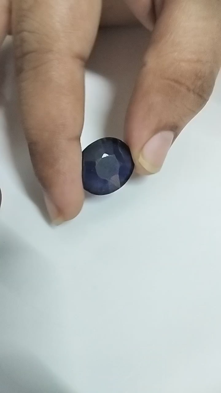 10.25 ratti Blue Sapphire stone | Neelam nag | Bangkok